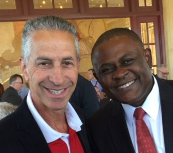 Dr. Richard Staller with Dr. Bennet Omalu